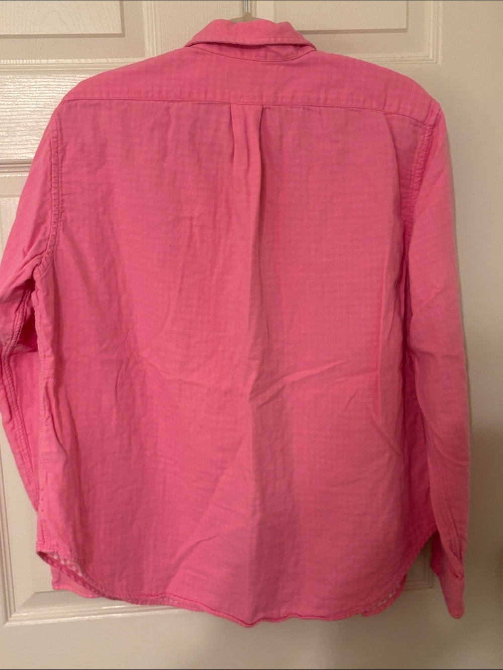 Ralph Lauren Pink Button-Down Shirt with Blue Pony Logo - Picture 5 of 6